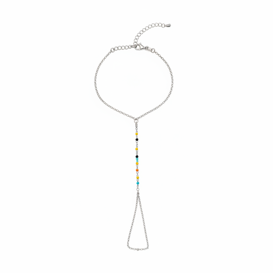 Baciamano multicolor sfondo bianco