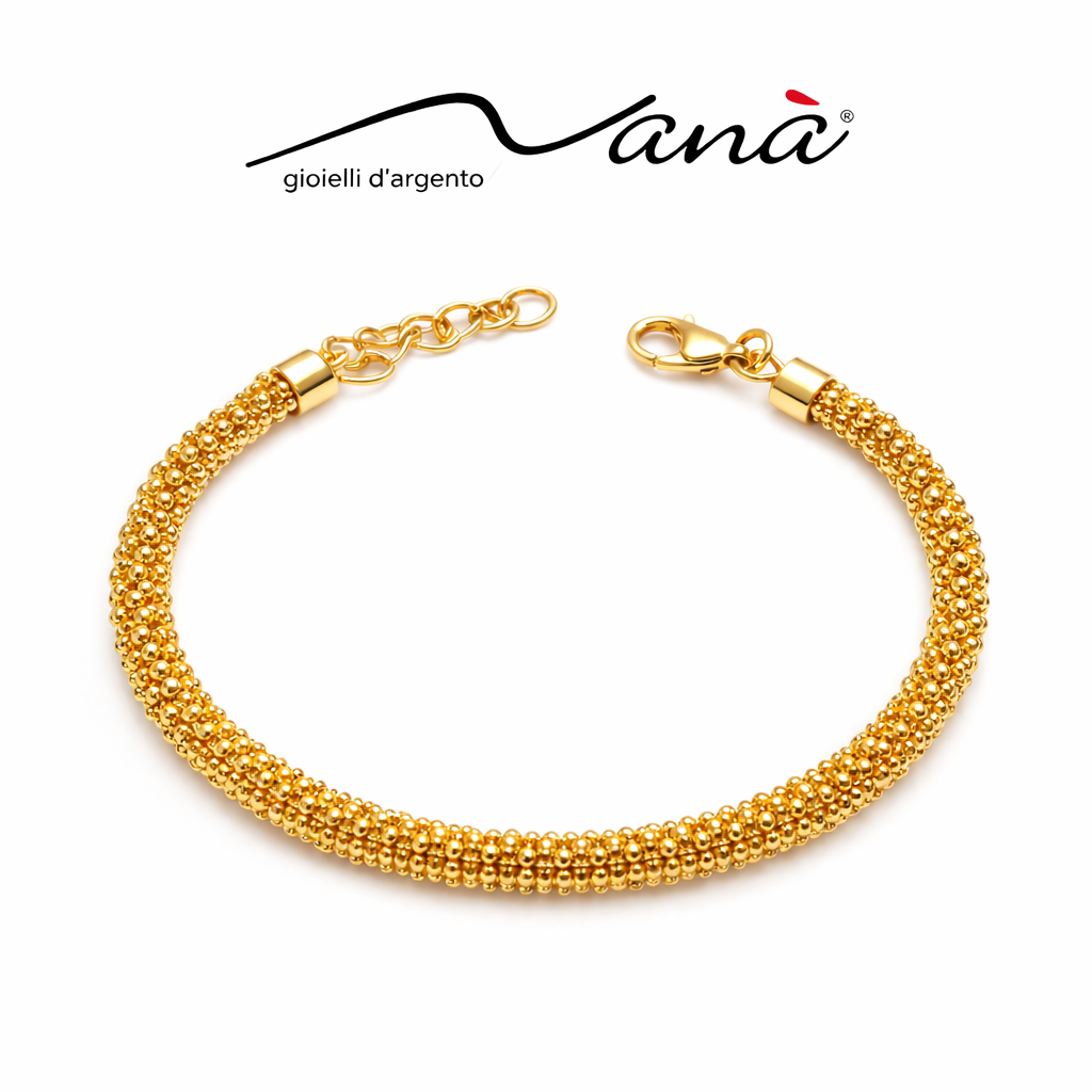 Bracciale Torsion Luminosa · Argento 925 Dorato