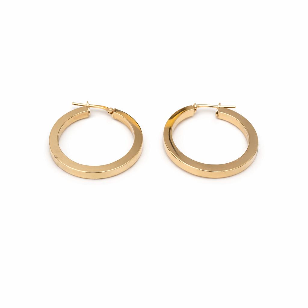 Cerchio Piatto Dorato · Argento 925