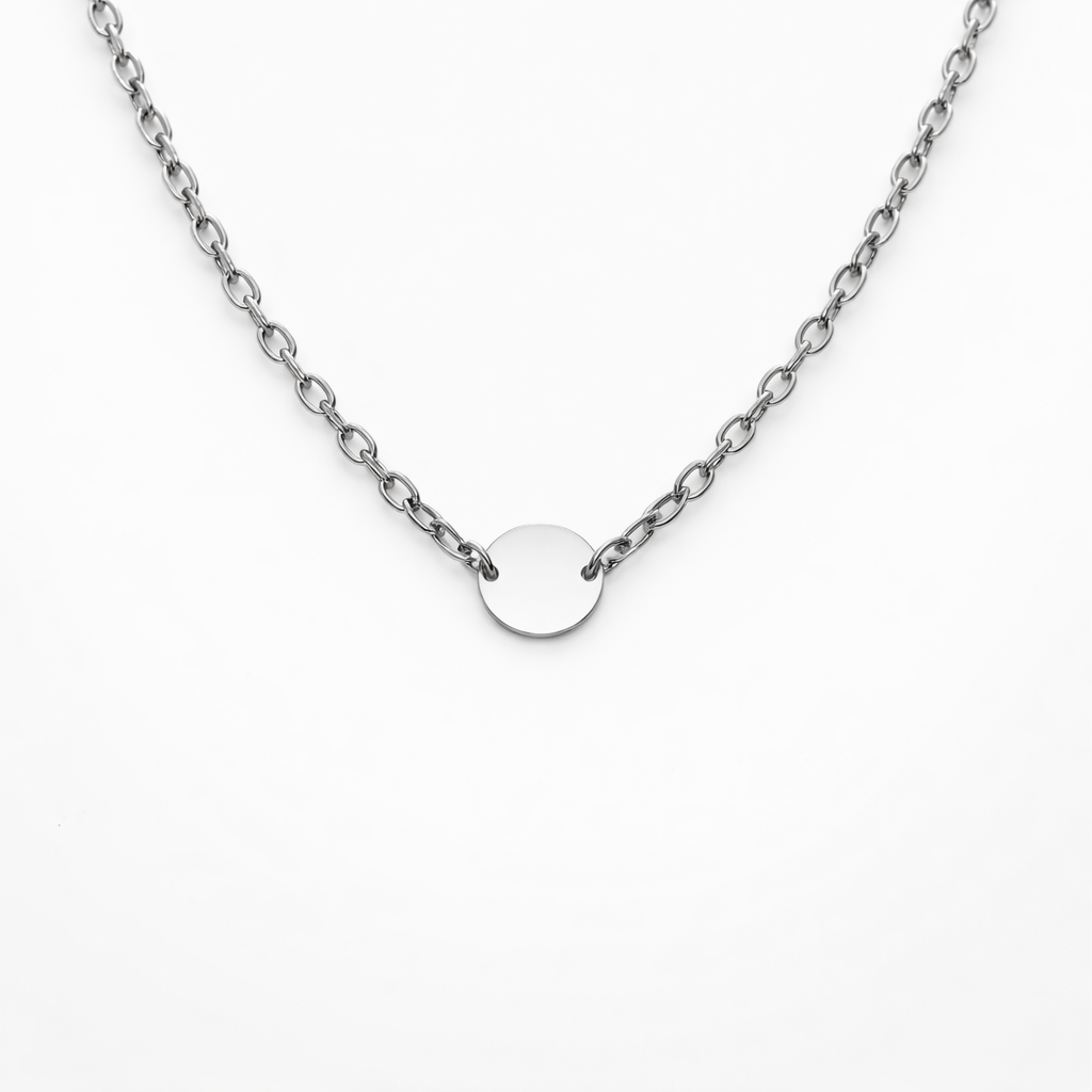 Collana argento 925 rodiato