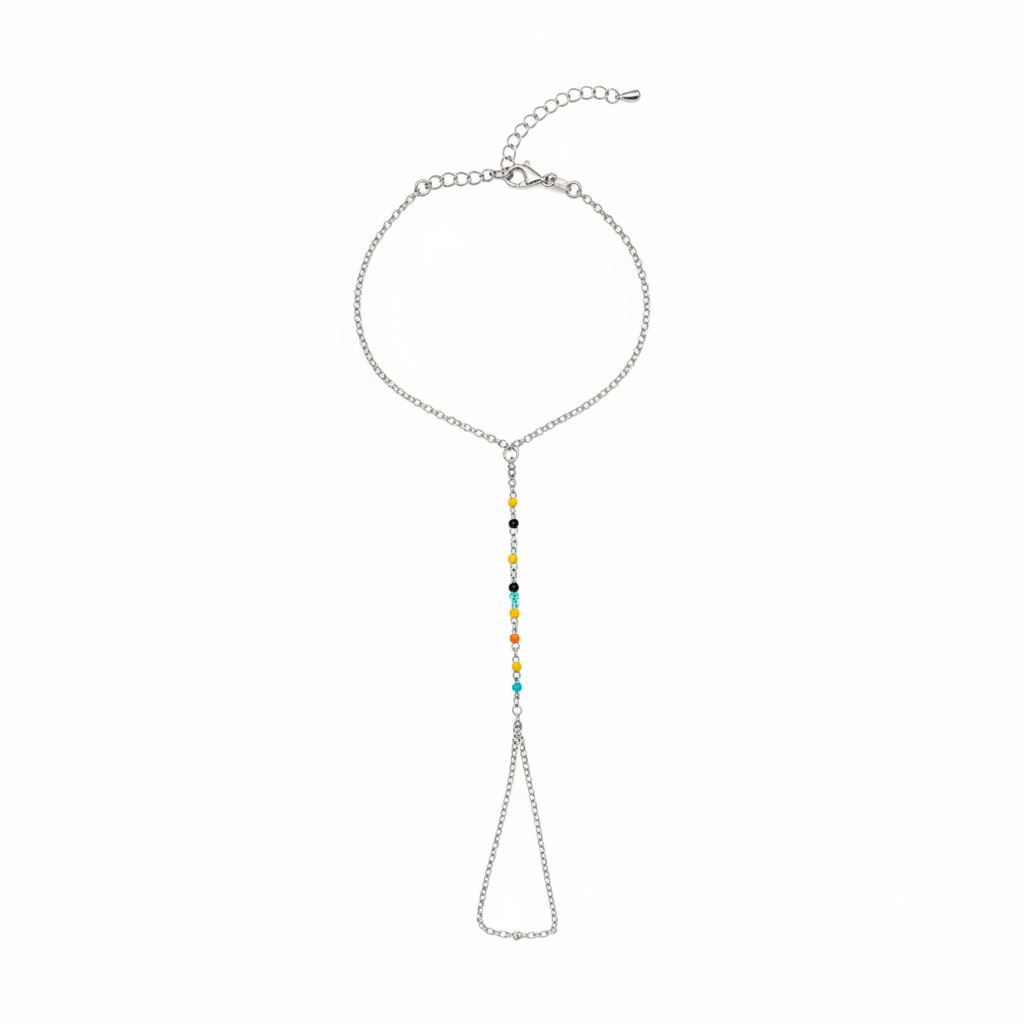 Baciamano multicolor sfondo bianco