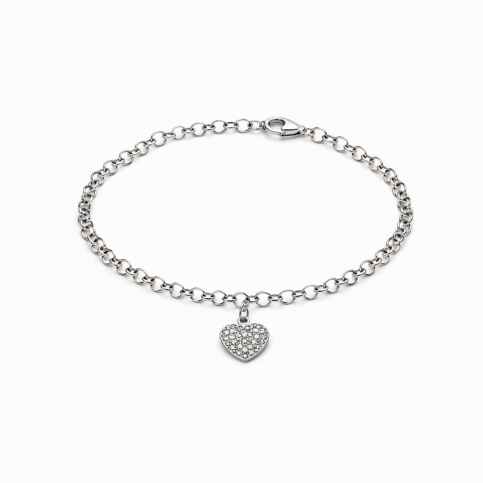 Cuore Martellato · Argento 925 Rodiato