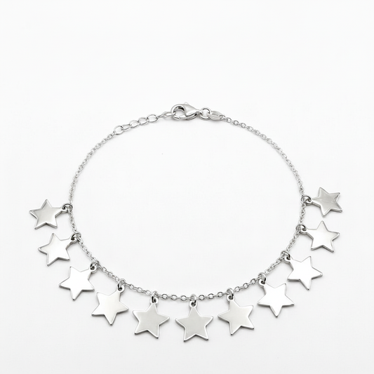 Bracciale Stelle sfondo bianco