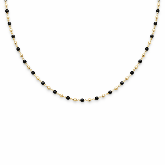 Pietre Nere e Oro · Argento 925 Dorato