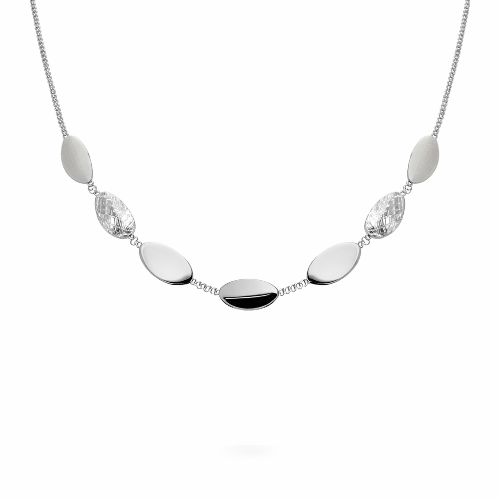 Ovali Bicolore · Argento 925 Rodiato