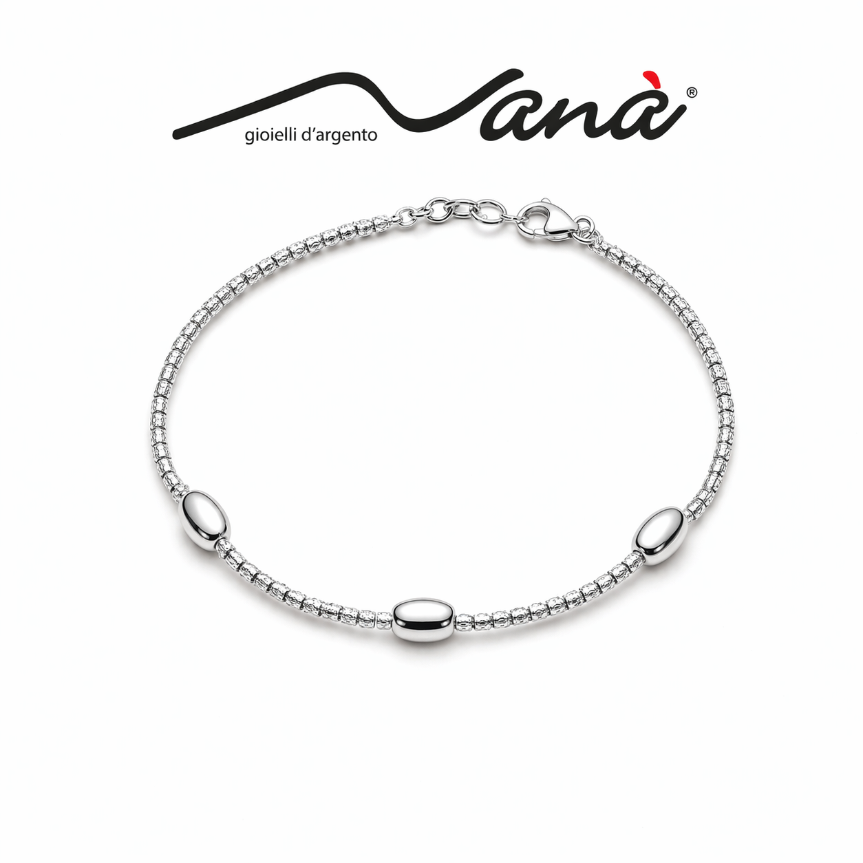 Bracciale Argento 925 con Sfere