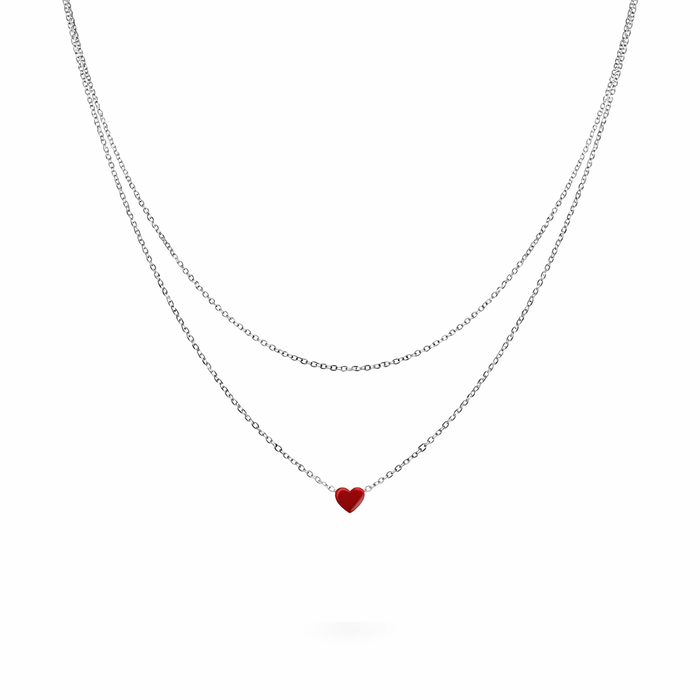 Cuore Rosso · Argento 925 Rodiato