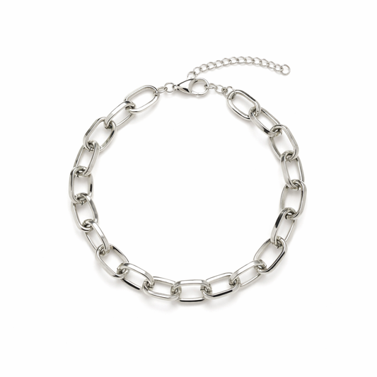 Bracciale Maglie Bold · Argento 925 Rodiato