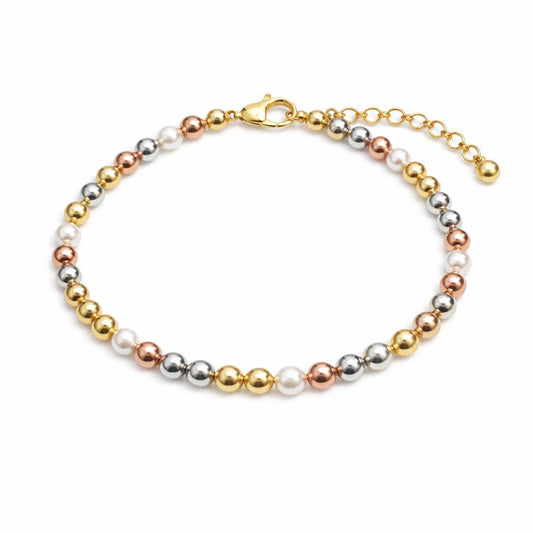 Sfere Tricolore con Perle · Argento 925