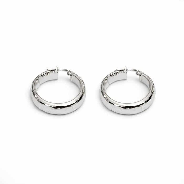 Cerchio Martellato Maxi · Argento 925 Rodiato