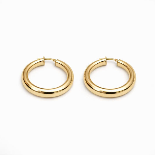 Cerchio Liscio Dorato · Argento 925