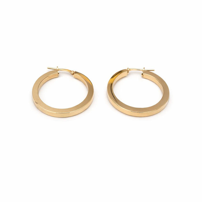 Cerchio Piatto Dorato · Argento 925