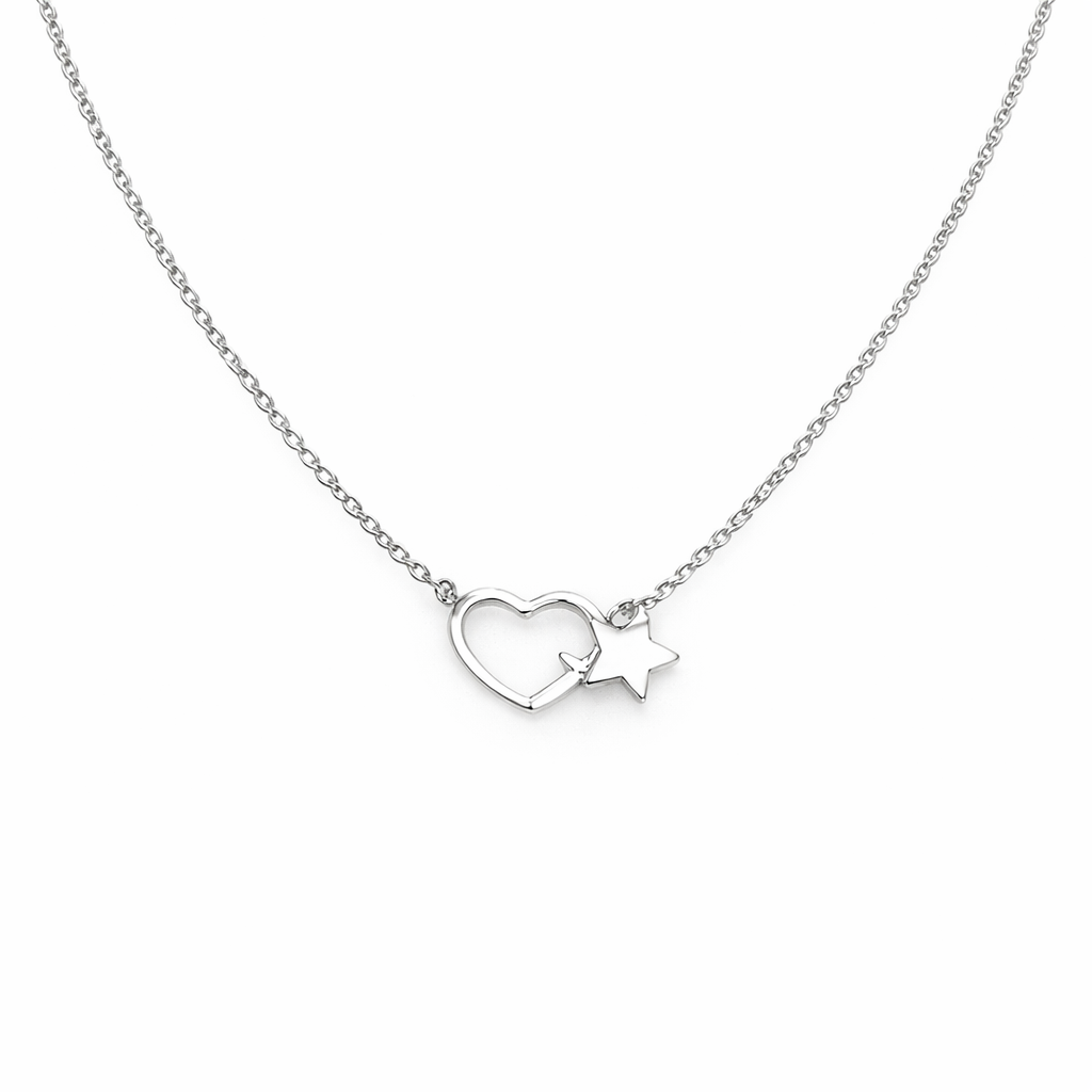 Cuore e Stellina · Argento 925 Rodiato