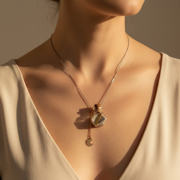 Collana Il Messaggio nella Bottiglia — BELIEVE