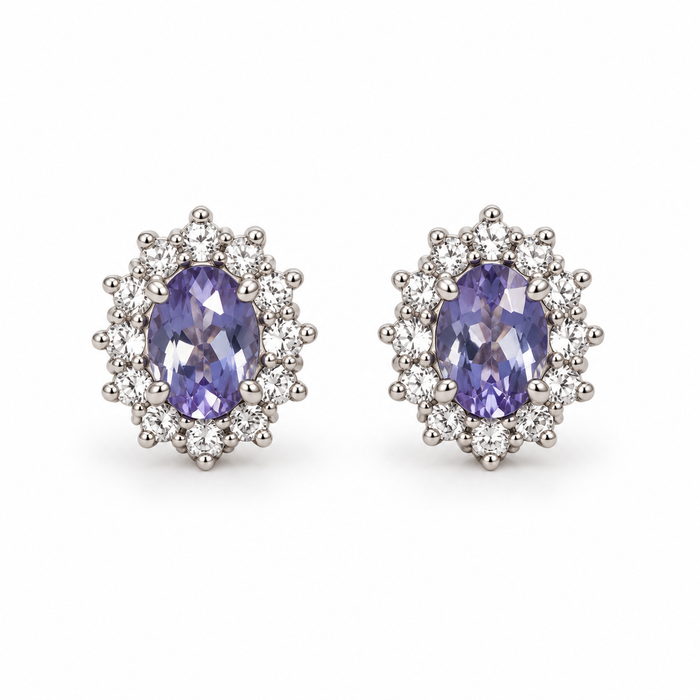 Orecchini ovali in argento 925 – Lilla