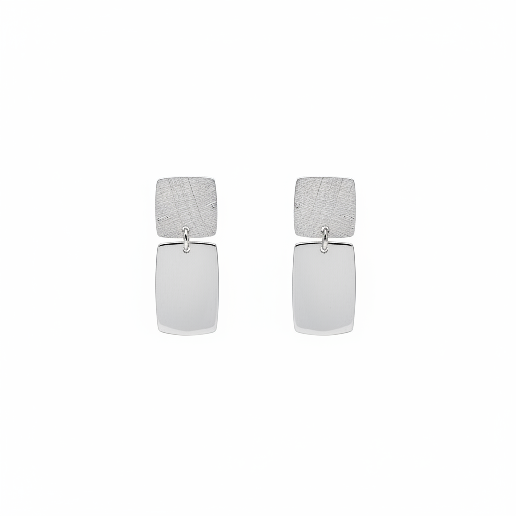 Orecchini in Argento - sfondo bianco